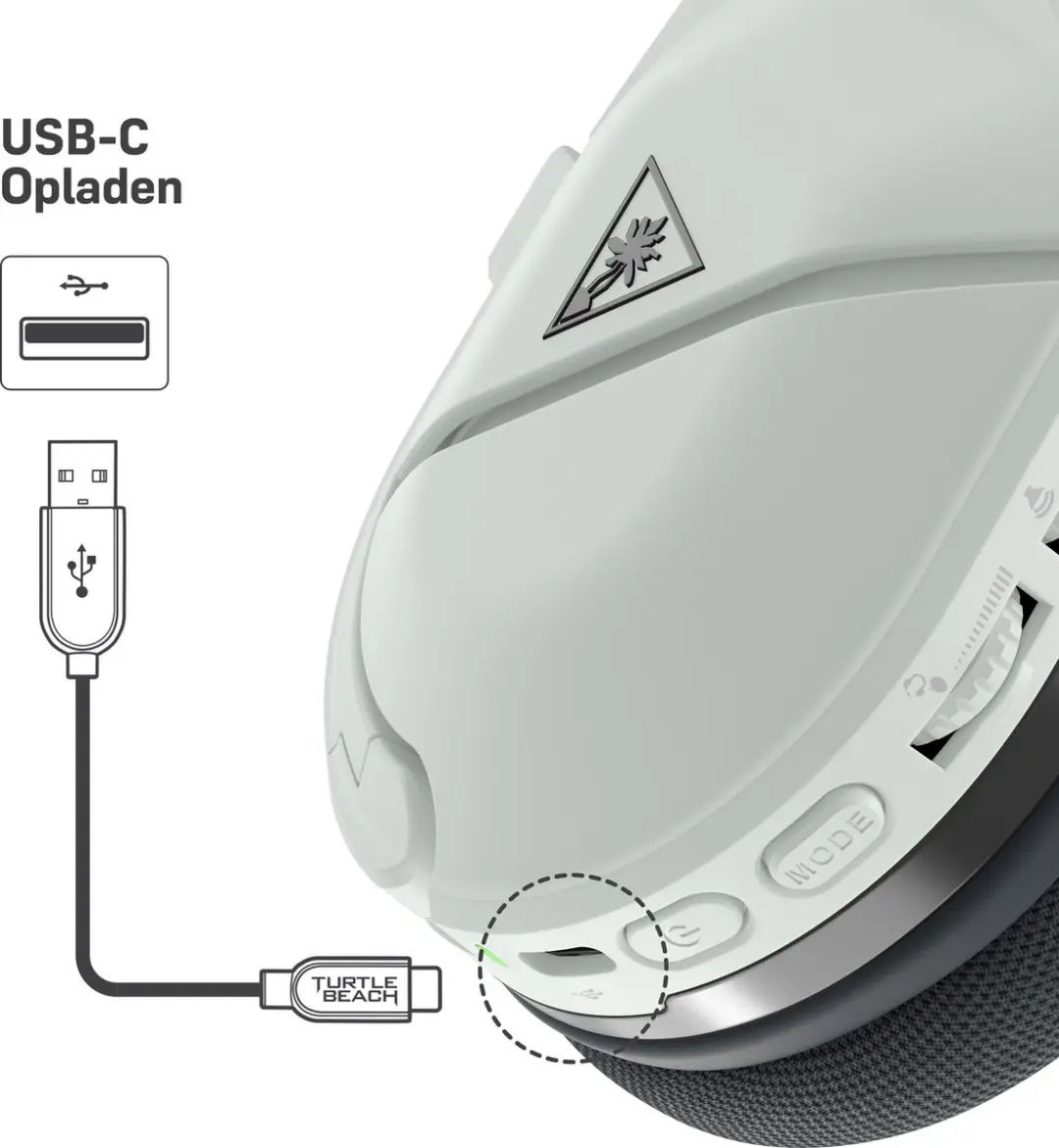 Turtle Beach Stealth 600 Gen 2 TURA12.BX.GAHH Draadloze Gaming Headset - Wit - afbeelding 6 van 6