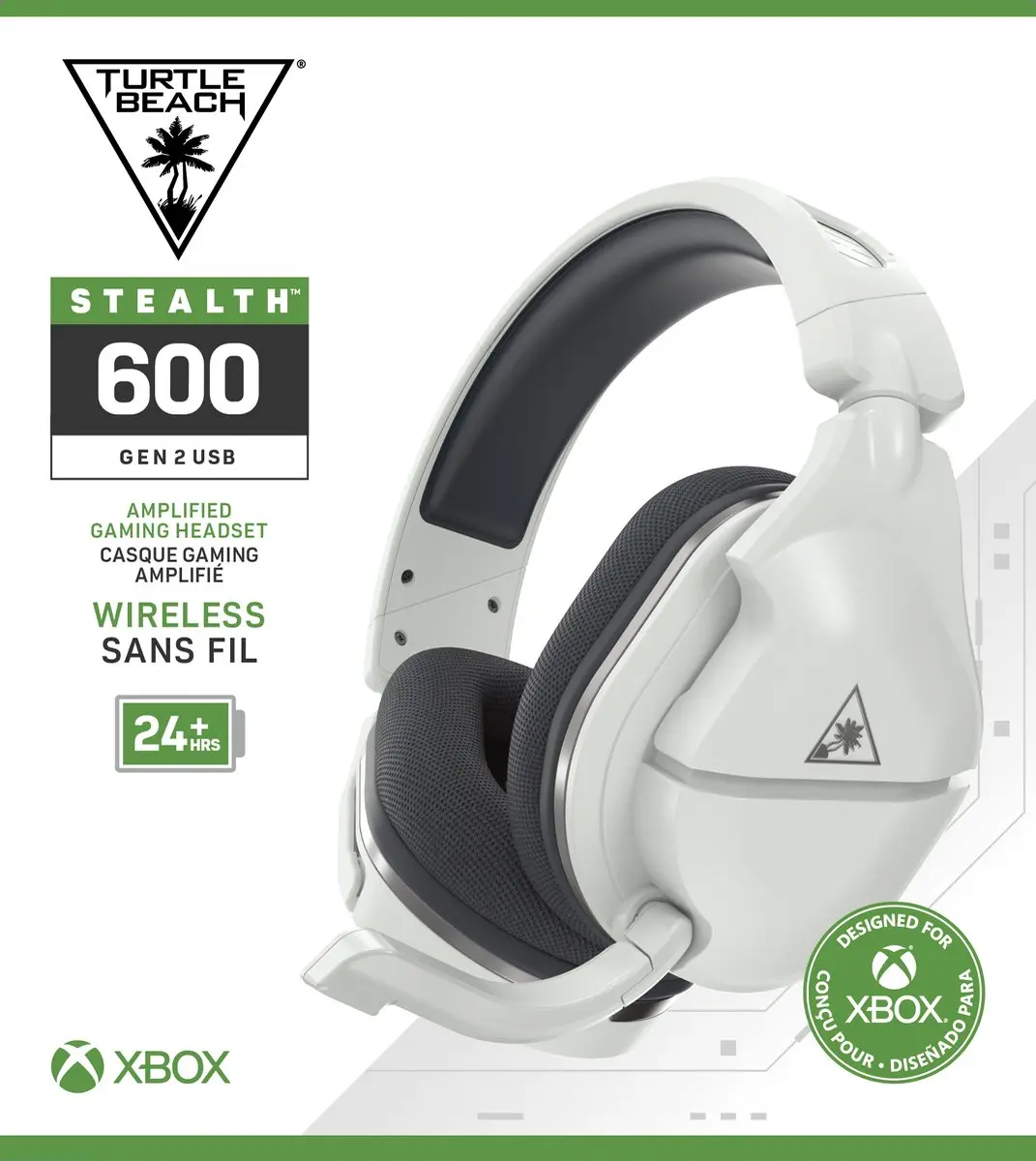 Turtle Beach Stealth 600 Gen 2 TURA12.BX.GAHH Draadloze Gaming Headset - Wit