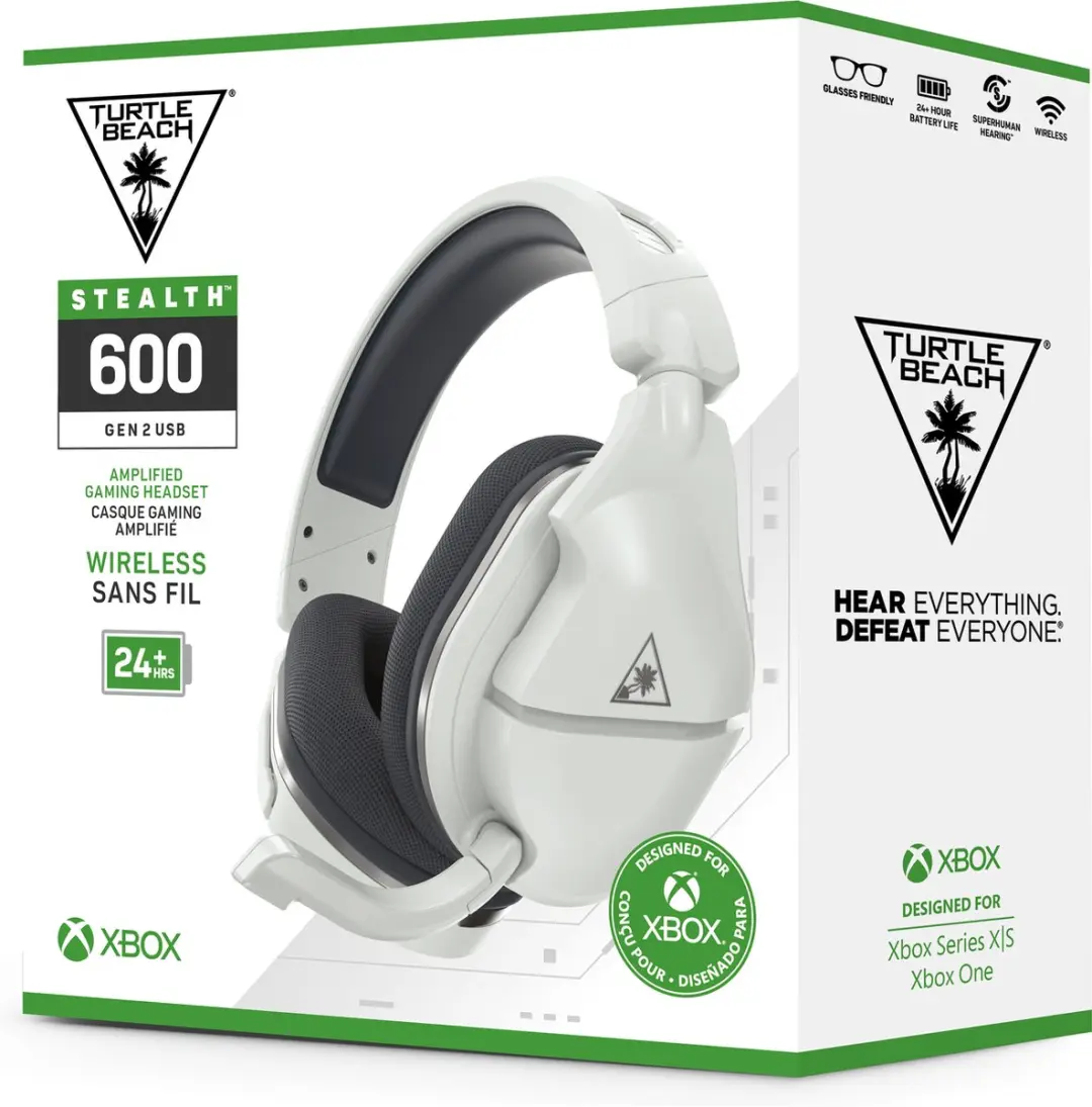 Turtle Beach Stealth 600 Gen 2 TURA12.BX.GAHH Draadloze Gaming Headset - Wit