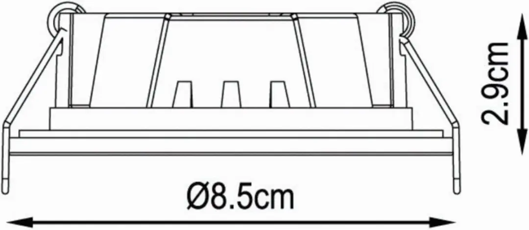 Inspire Kilia LED Inbouwspots Badkamer 480lm - 3 Stuks - IP65 - Wit