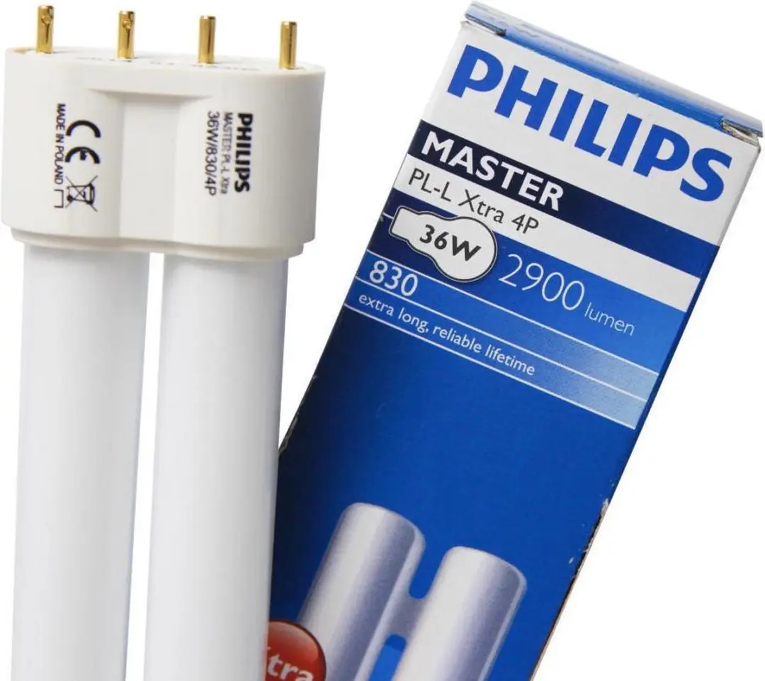 Philips MASTER PL-L 4P 18W 827 Warm Wit Mat - 18W - afbeelding 6 van 6