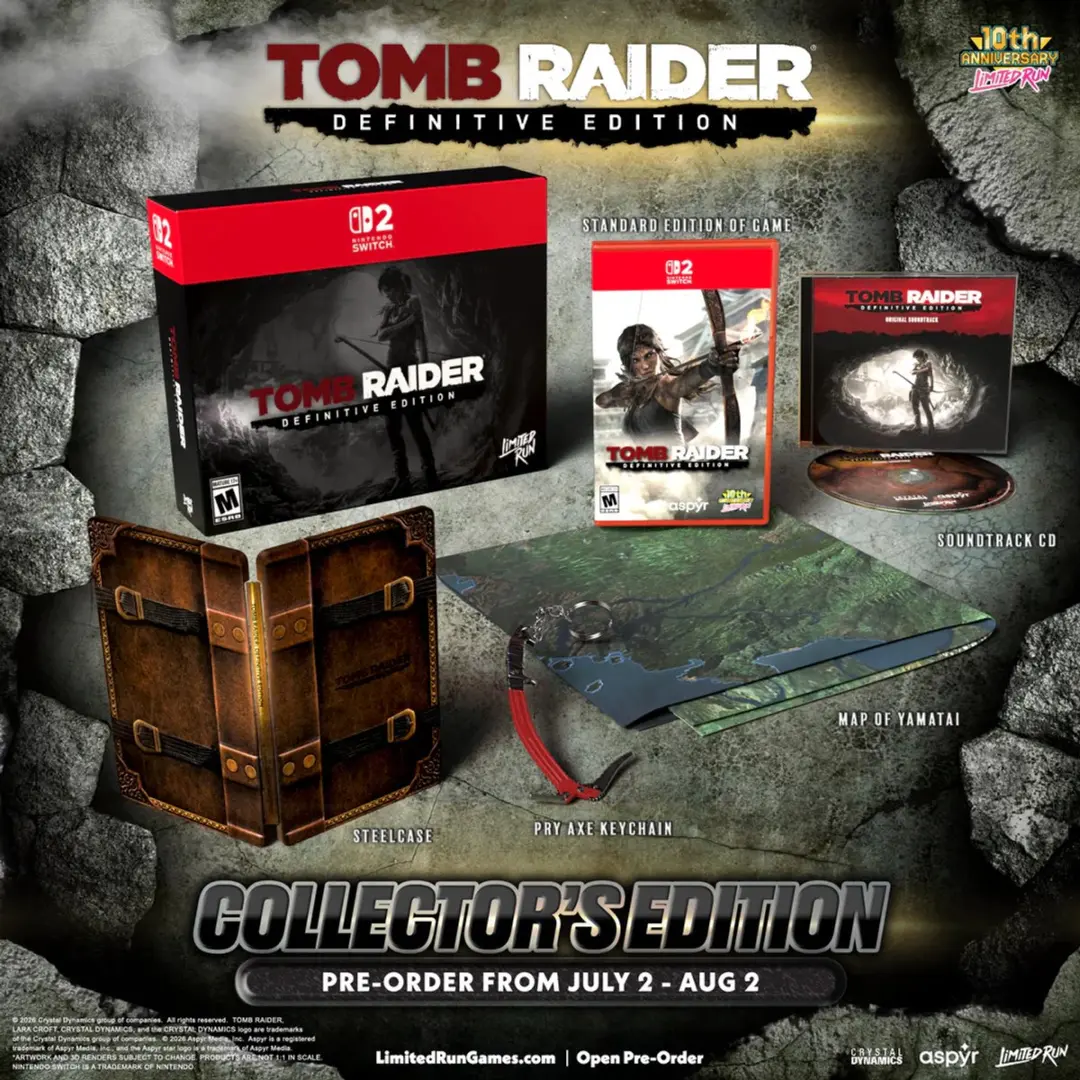 Limited Run Tomb Raider Definitive Edition Collector's Edition - Nintendo Switch 2