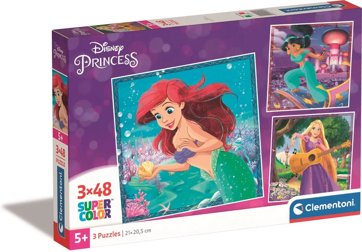 Clementoni Disney Prinsessen Puzzel 144 Stuks