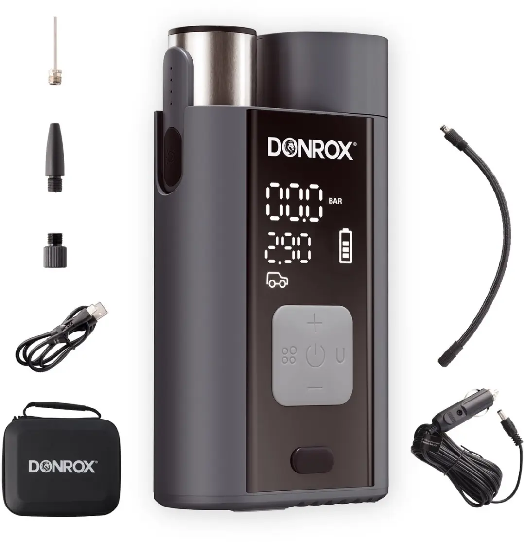 DONROX Ride A924 Elektrische Compressor Bandenpomp