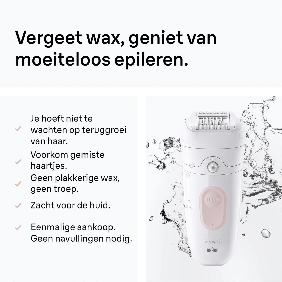 Braun Silk·épil 5 5-030 Epilator - Roze