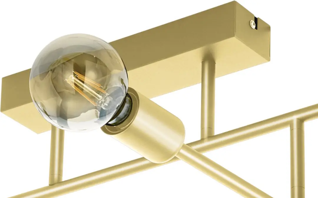 Eglo Belsiana Plafondlamp 8xE27 - 89cm - Goud