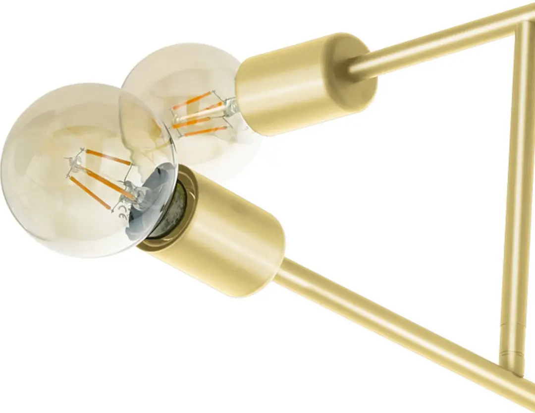 Eglo Belsiana Plafondlamp 8xE27 - 89cm - Goud