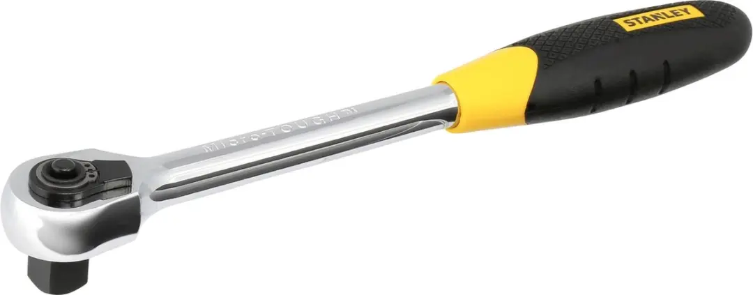 Stanley Ratel Microtough 1/2" - Chrome/Geel/Zwart