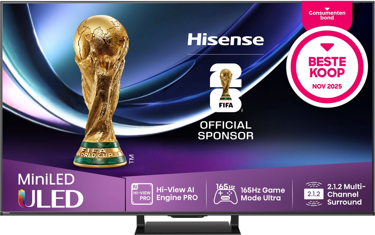 Hisense 65U7Q PRO - 65 inch - 4K MiniLED - 2025