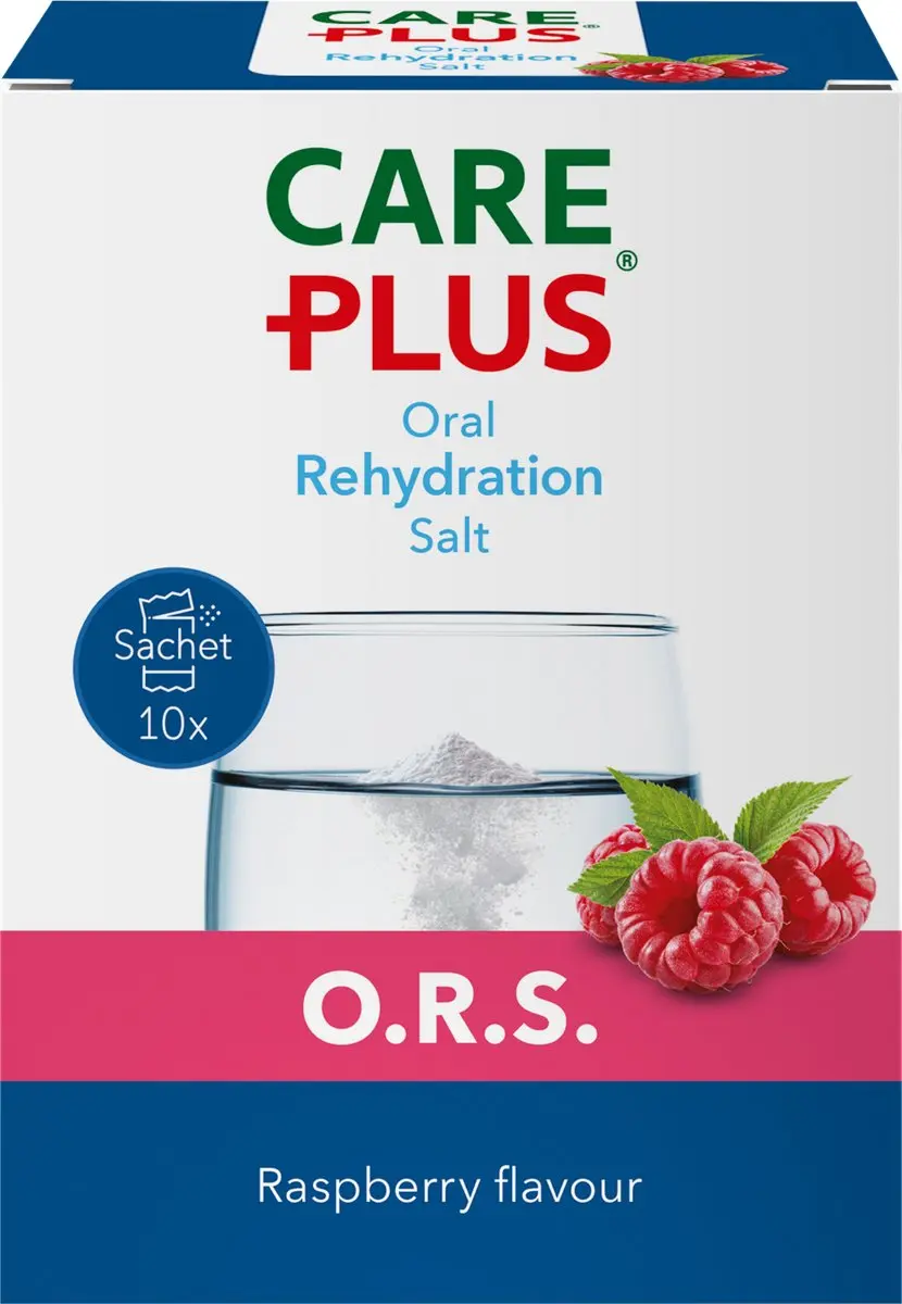 Care Plus ORS Zakjes Framboos - 10 Stuks