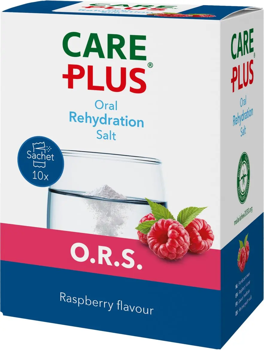 Care Plus ORS Zakjes Framboos - 10 Stuks - afbeelding 6 van 6