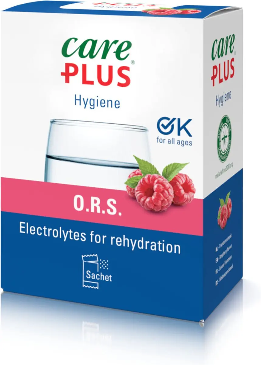 Care Plus ORS Zakjes Framboos