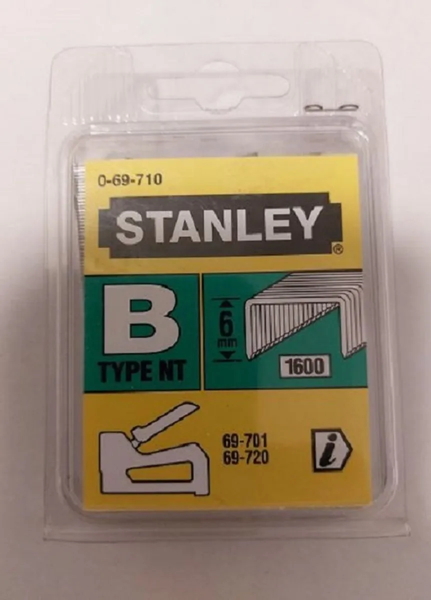 Stanley NT 0/69/710 Nietjes B-type - 1600 Stuks