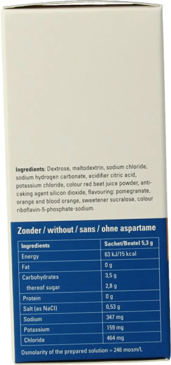 Care Plus ORS Zakjes 10 Stuks - Granaatappel/Sinaasappel