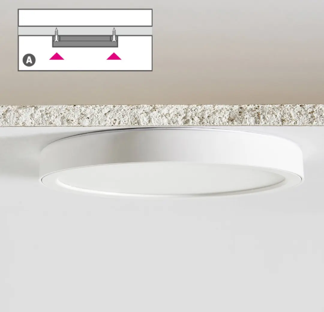 Inspire LED Plafondspot Manoa 2200lm - 15.3W Wit