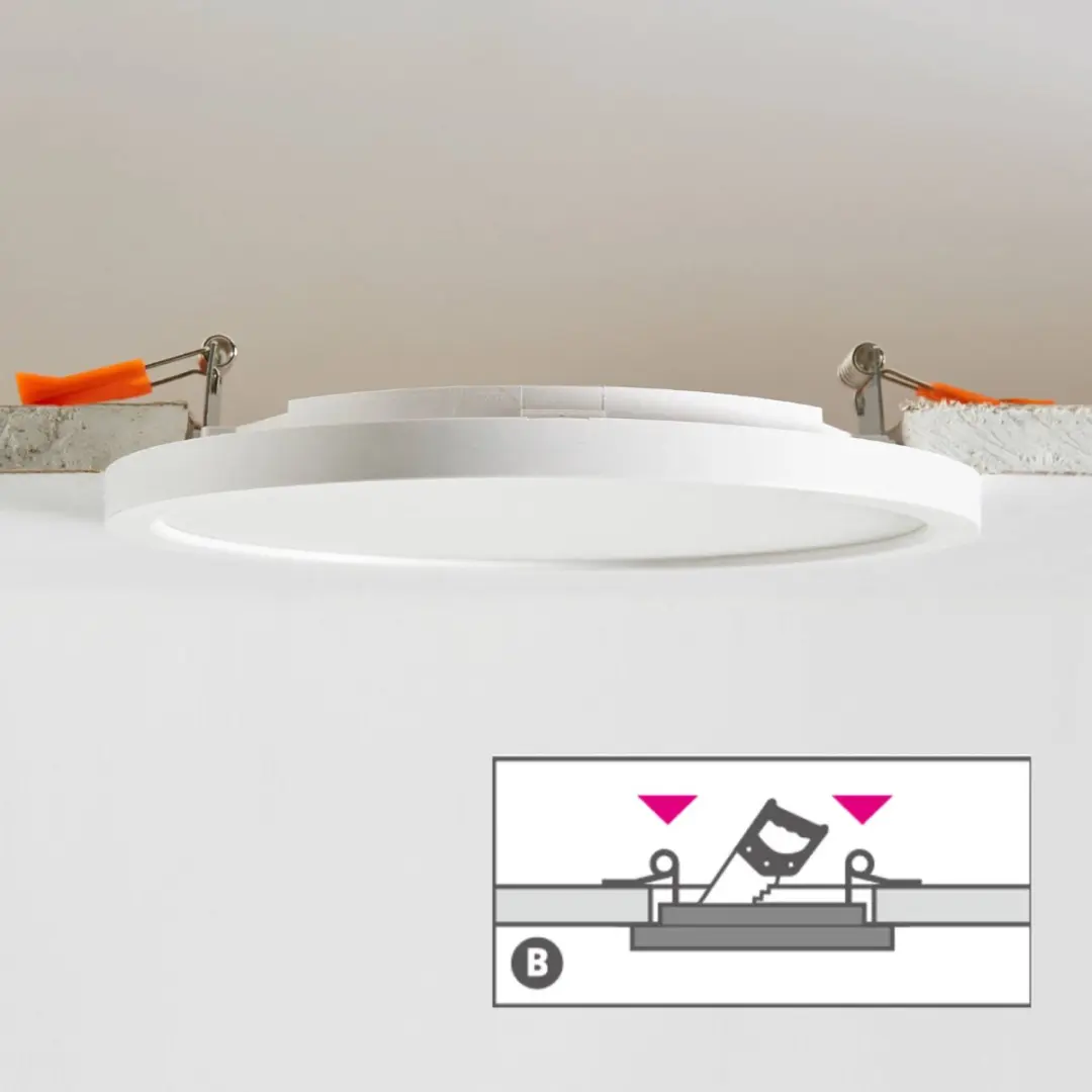 Inspire LED Plafondspot Manoa 2200lm - 15.3W Wit