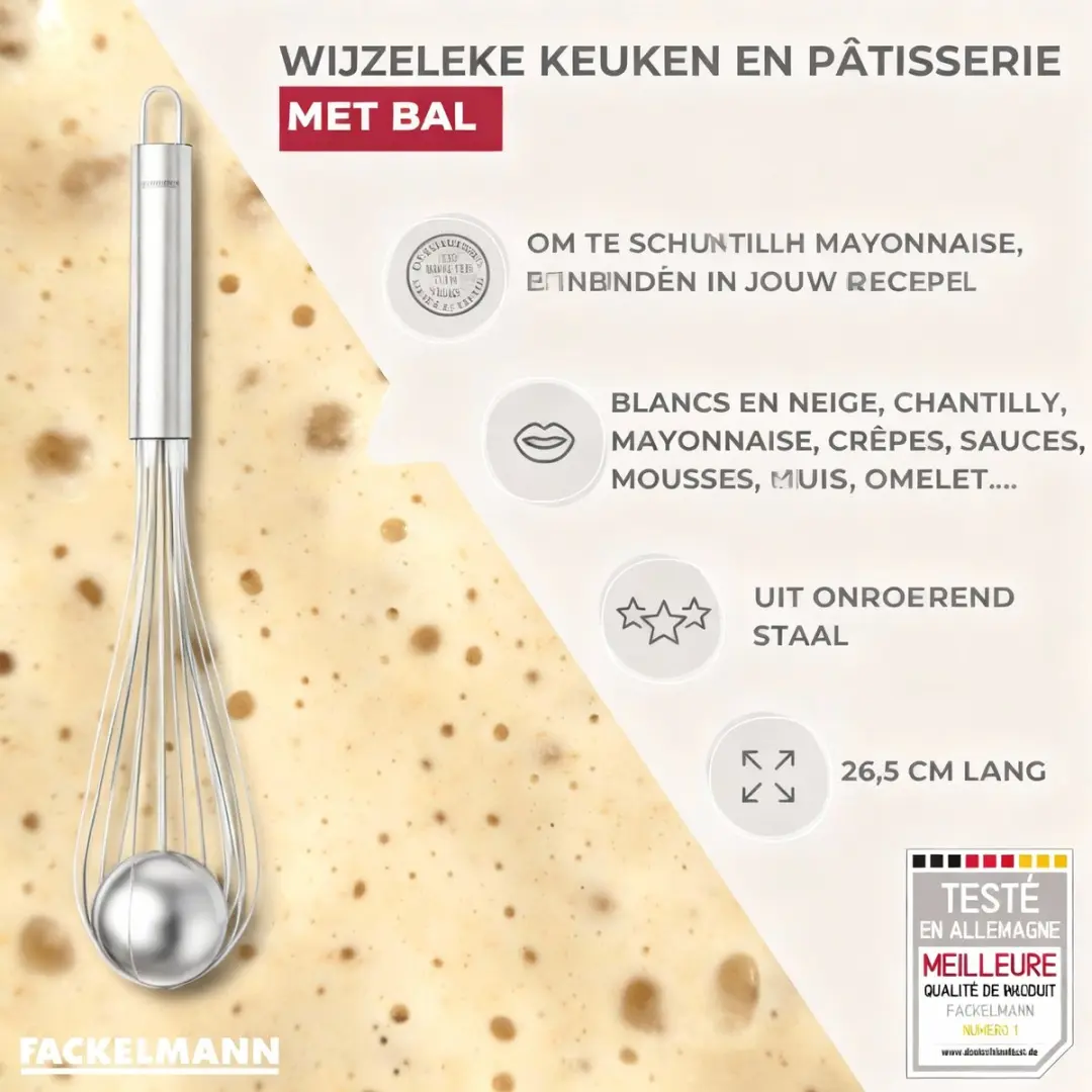 Fackelmann Ovale Limited Edition Keukengarde 26,5cm RVS - afbeelding 3 van 6