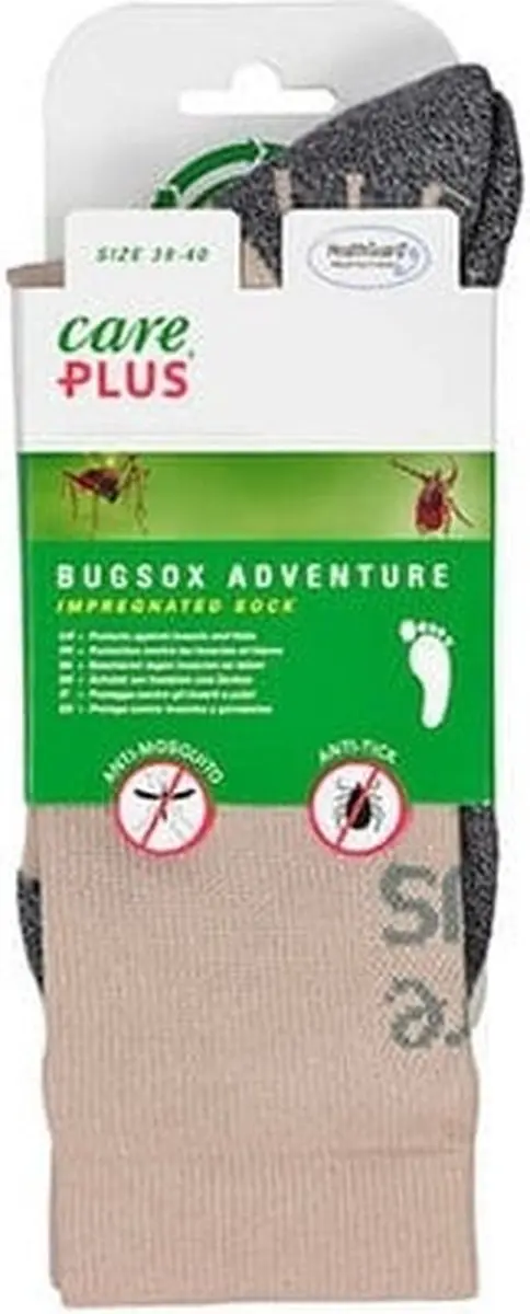 Care Plus Bugsox Adventure Wandelsokken 44-47 - Insectenwerend