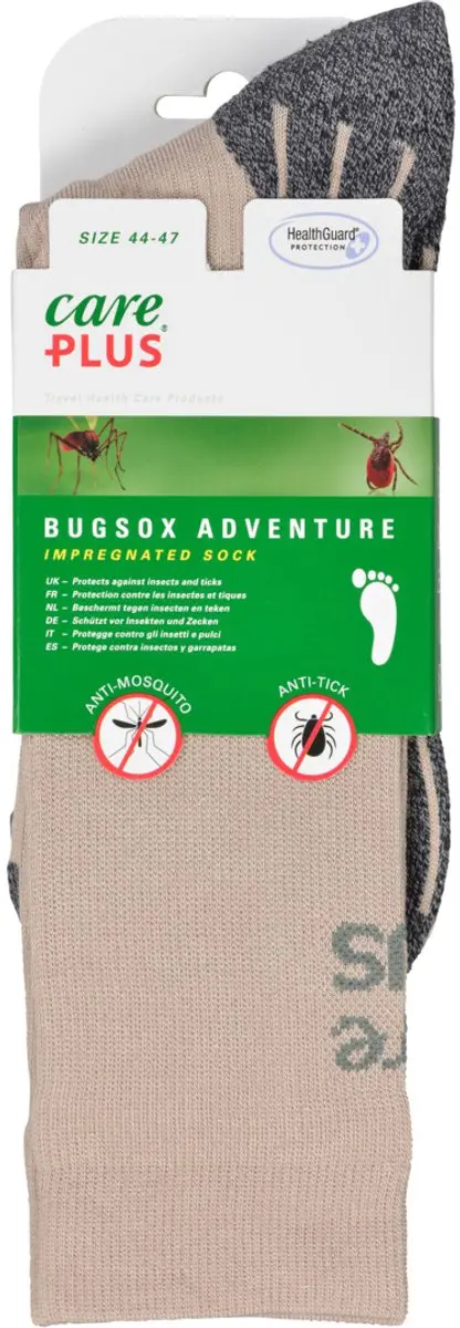 Care Plus Bugsox Adventure Wandelsokken 44-47 - Insectenwerend