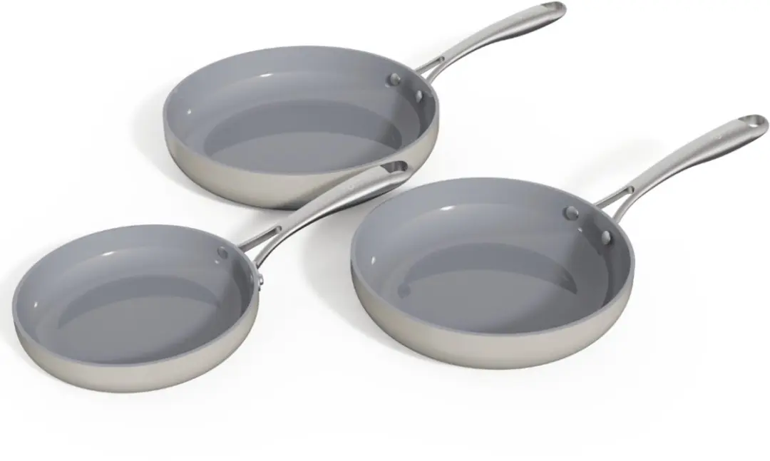 Safecourt Kitchen Keramische Koekenpanset 3-delig