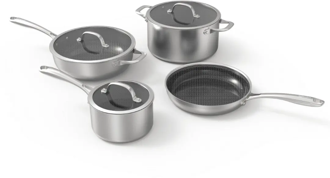 Safecourt Kitchen 7-delige Hybride Pannenset CW-HY-S07
