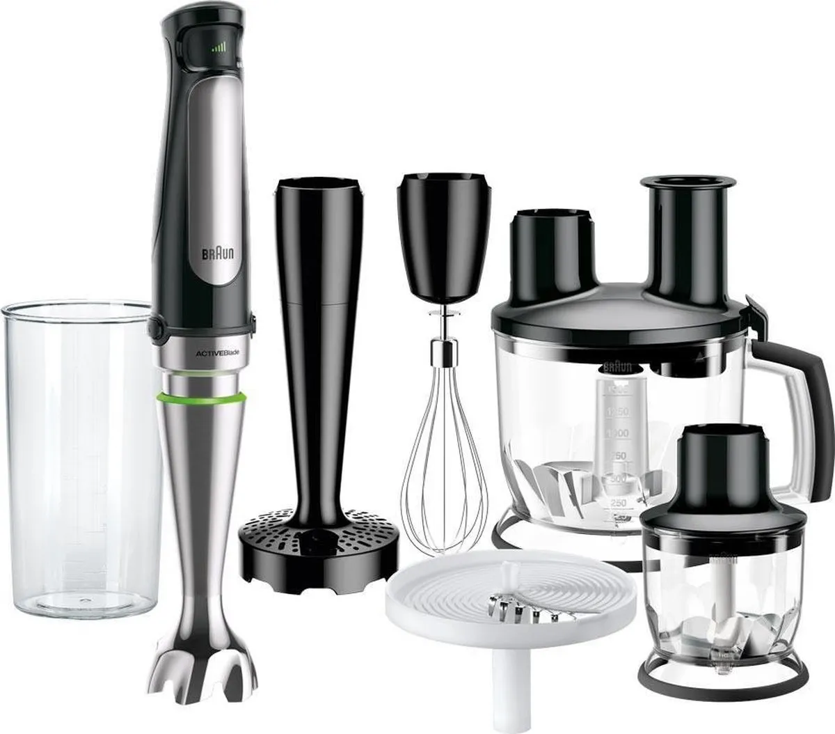 Braun MultiQuick 7X MQ7087X Staafmixer 1000W