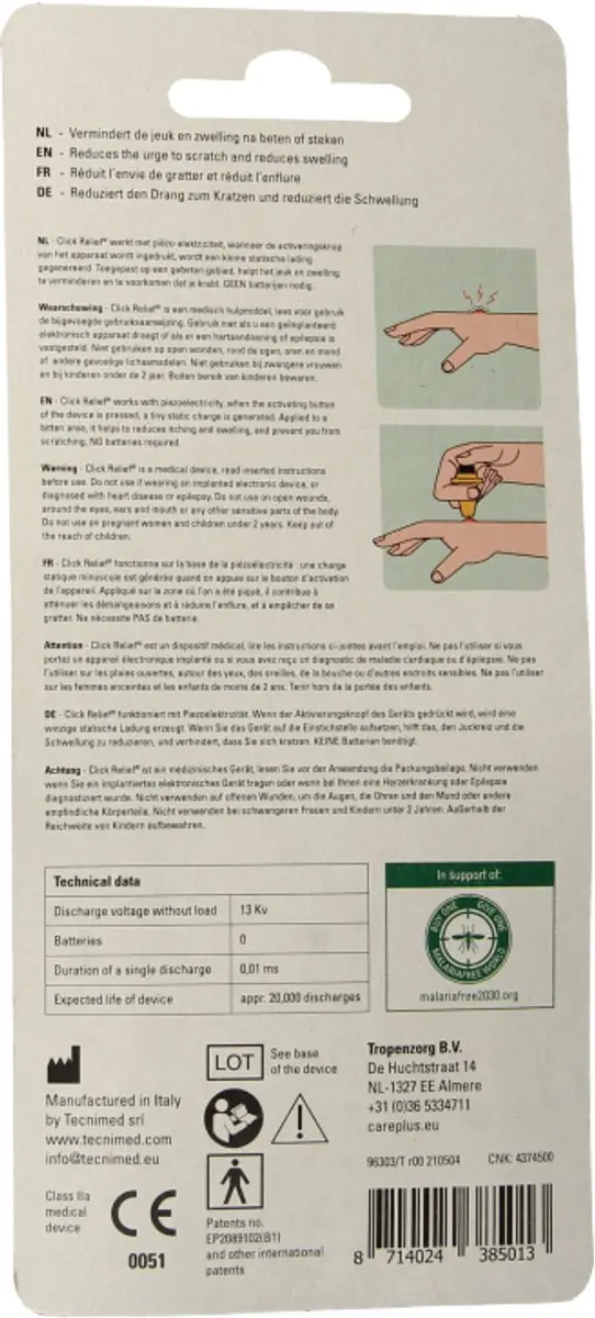 Care Plus Click Away Bite Relief 1 Stuks
