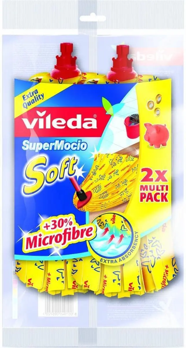 Vileda SuperMocio Soft Navulling Geel