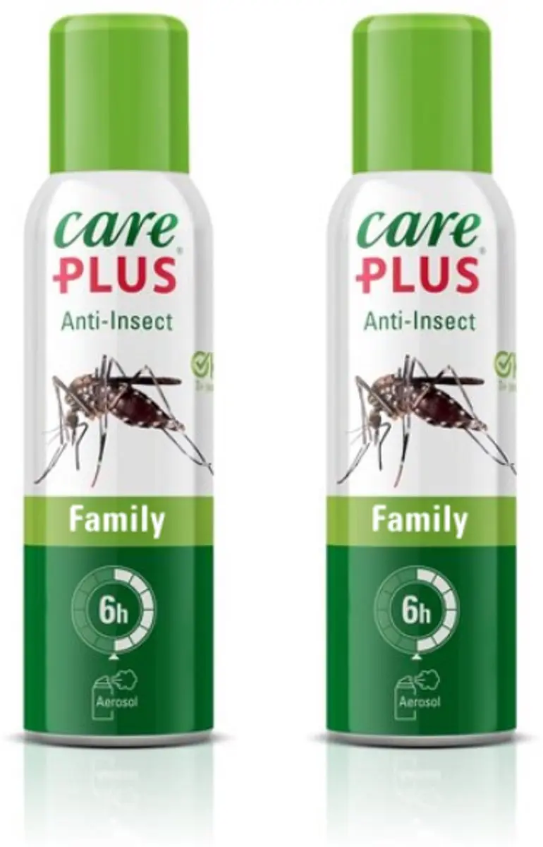 Care Plus Anti-Insect Icaridin Family Aerosol 100ml - 2 Stuks