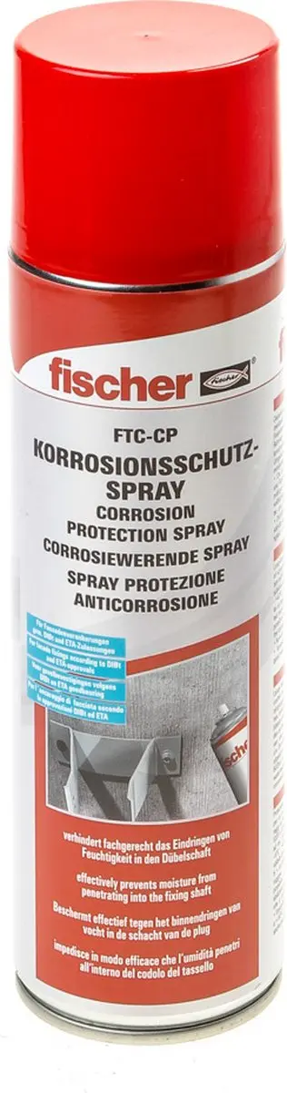 Fischer Corrosiewerende Spray 500ml - Zwart