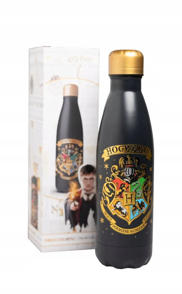 Harry Potter Hogwart Thermosfles 500ml - Zwart - afbeelding 2 van 5