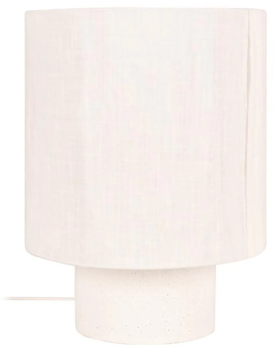 Lucide TISSAJA Tafellamp Ø30cm - 1xE27 - Wit