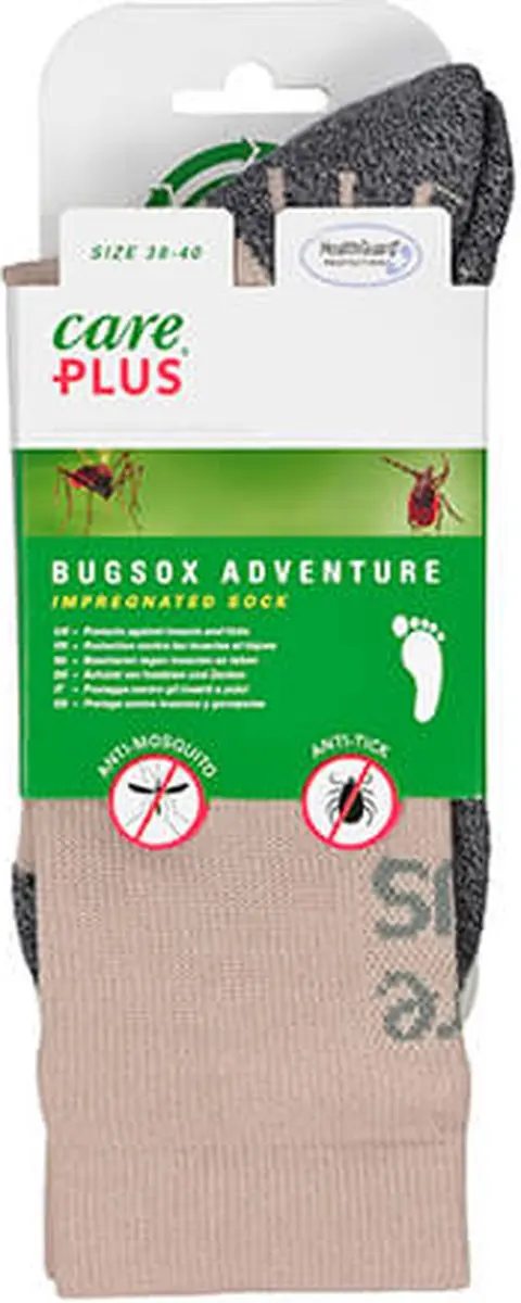 Care Plus Bugsox Adventure Wandelsokken 38-40 - Insectenwerend