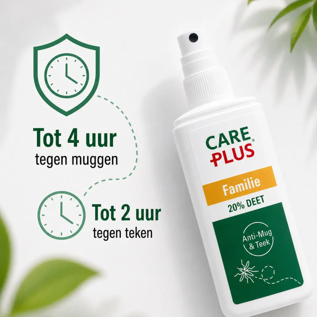 Care Plus DEET 20% Muggenspray 75ml - Kinderen vanaf 2 jaar