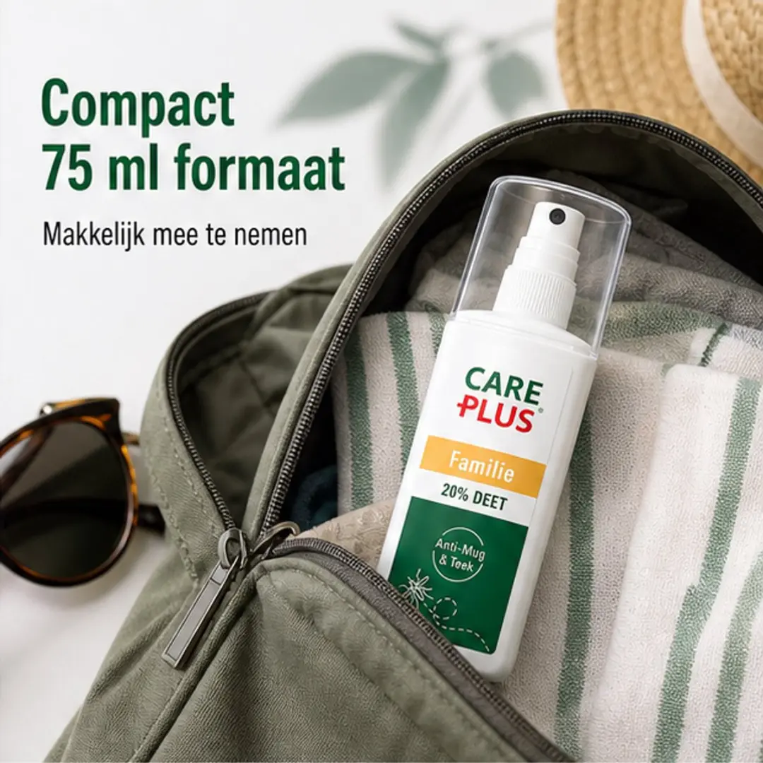 Care Plus DEET 20% Muggenspray 75ml - Kinderen vanaf 2 jaar