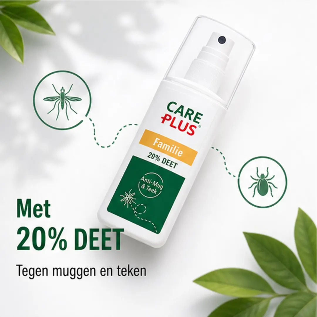 Care Plus DEET 20% Muggenspray 75ml - Kinderen vanaf 2 jaar