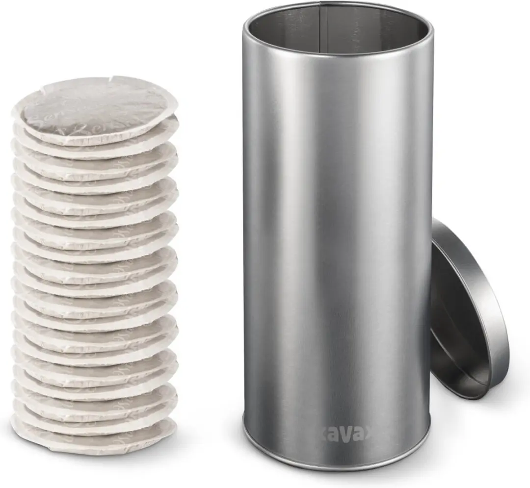 Xavax Koffiepadblik 300ml - Zilver
