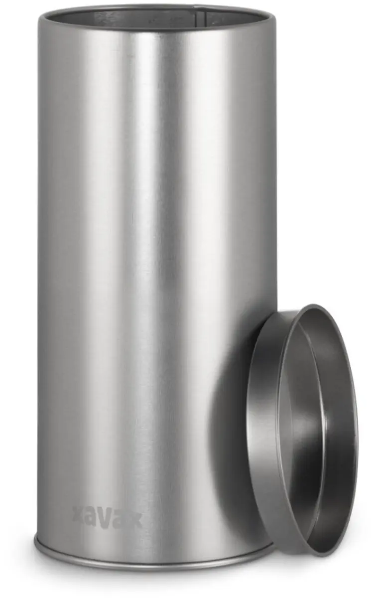 Xavax Koffiepadblik 300ml - Zilver