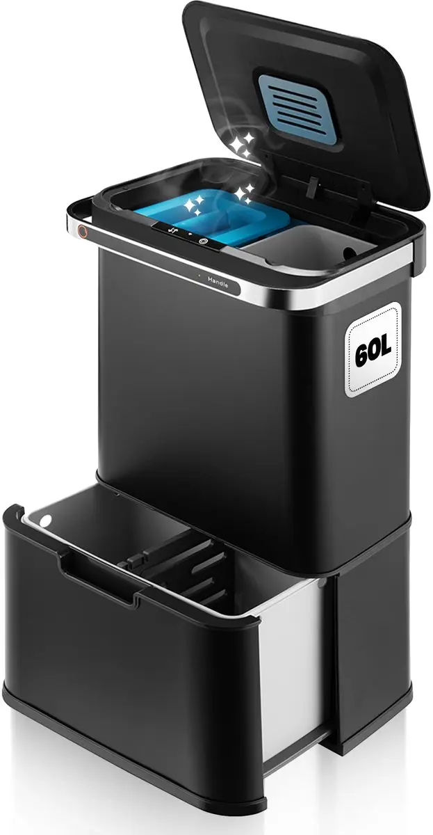 Homcom Sensor Prullenbak 60L