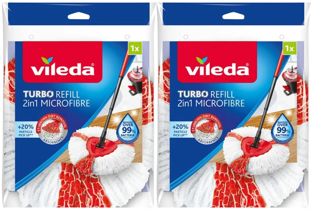 Vileda Turbo 2-in-1 Navulling - 20 Stuks (2x10)