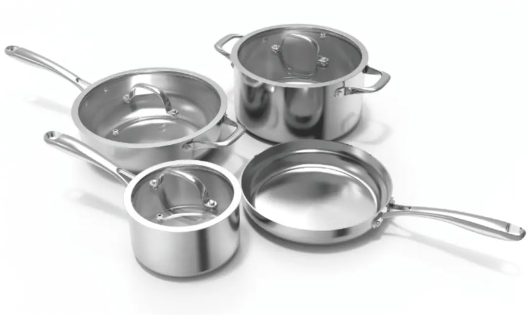Safecourt Kitchen CW-SS-S07 RVS Pannenset 7-delig