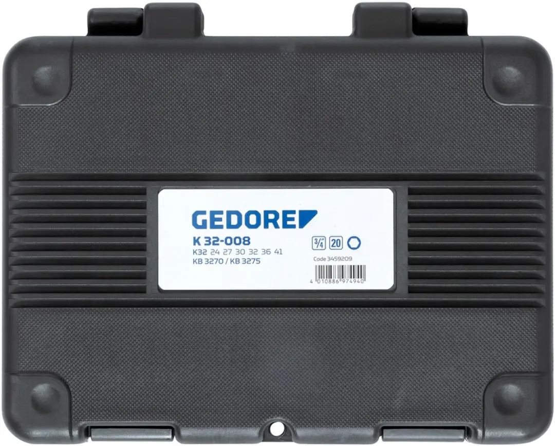 Gedore Slagmoerdopsleutelset 3/4" 8-delig 24-41mm