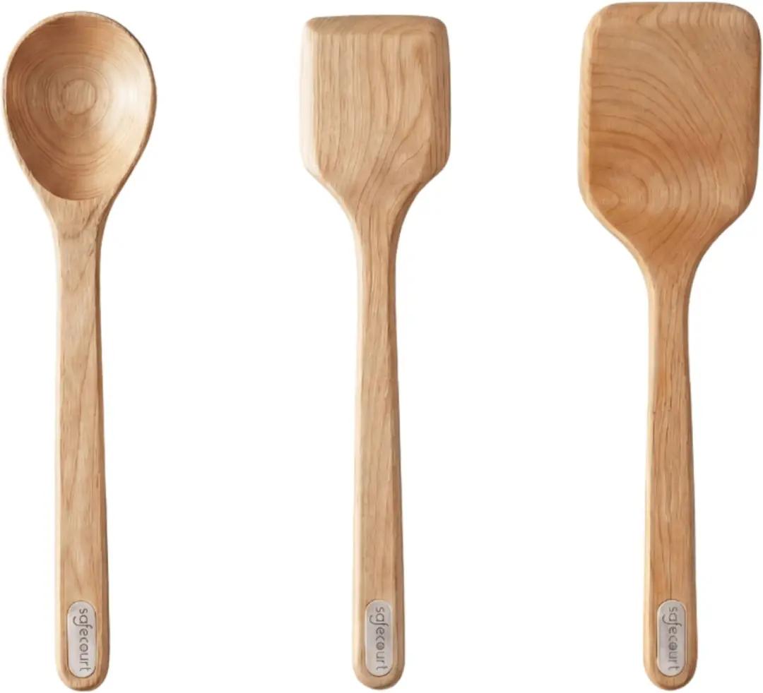 Safecourt Kitchen 3-delige Houten Spatelset