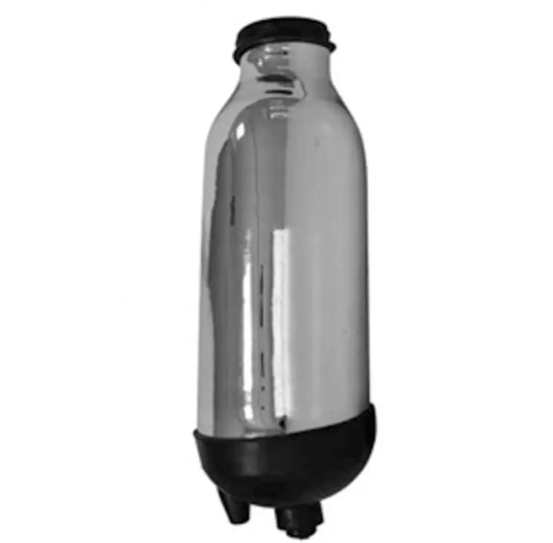 Stelton Binnenfles EM77 1L - Glas - Zwart