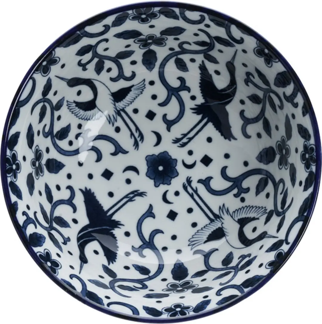 Tokyo Design Studio Mai Tsuru Rijstschaal 17749 - 18x9cm Wit