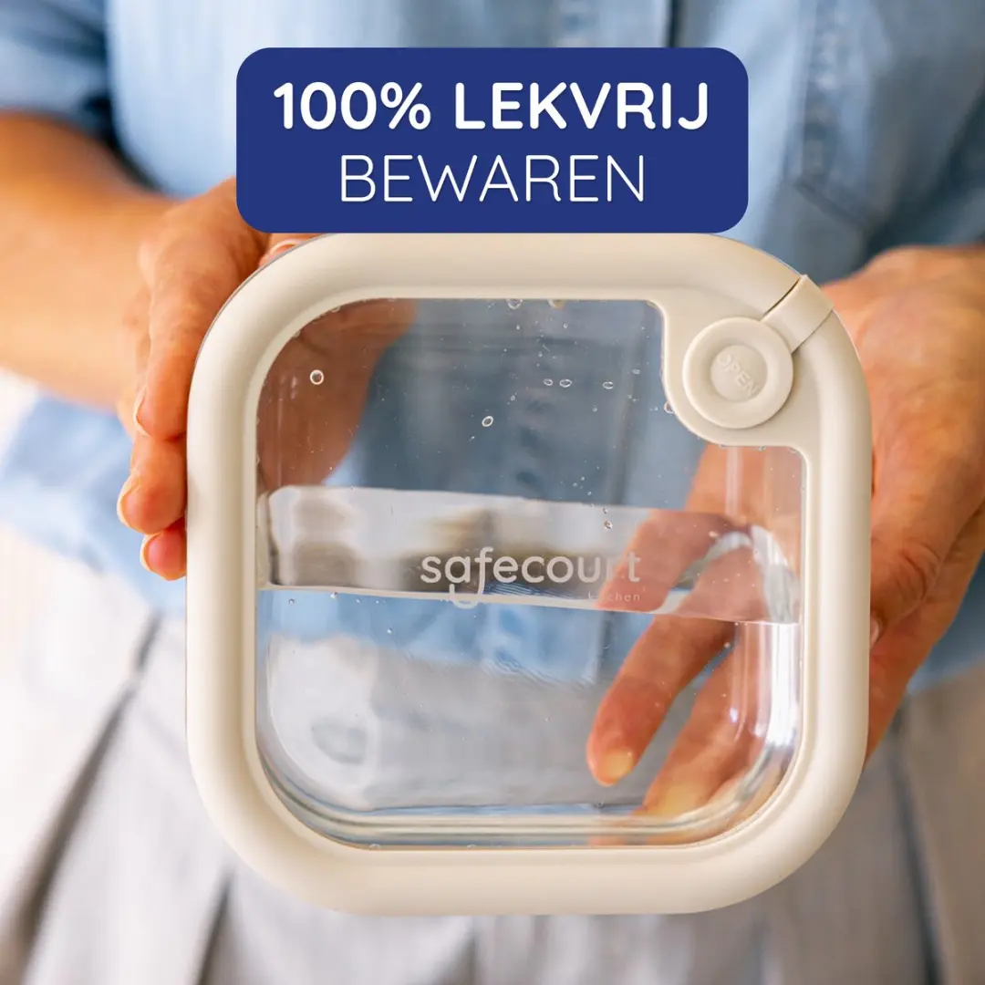 Safecourt FS-1L-BE Vershoudbak Glas 1L - Beige