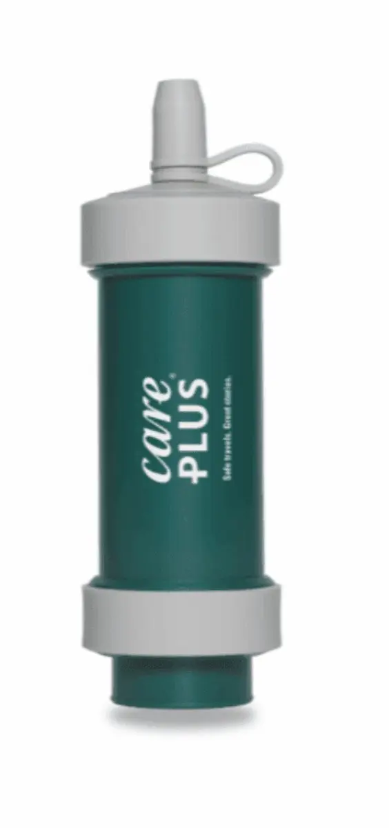 Care Plus Waterfilter met Pouch - 4,5cm - Jungle Green