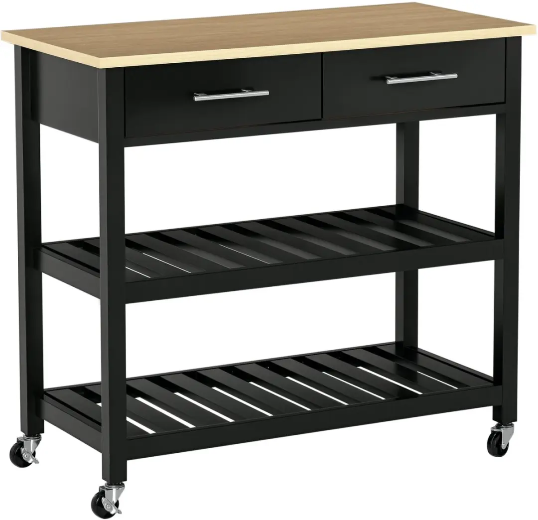 Homcom Keukenkar 91,4x45,6x85cm