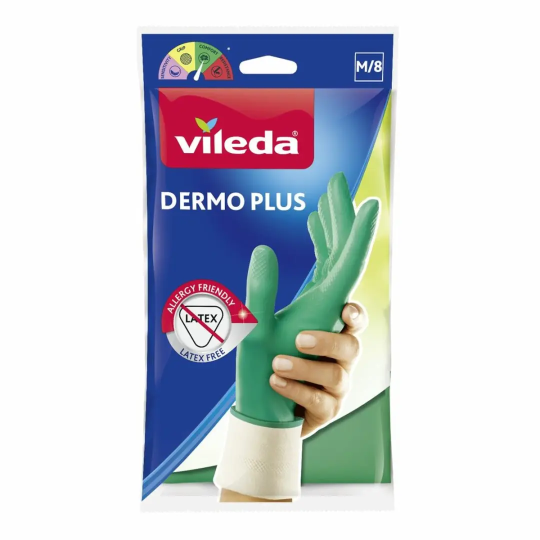 Vileda Dermo Plus Medium Handschoenen - 5 Stuks