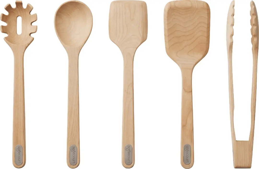 Safecourt Kitchen 5-delige Houten Spatelset